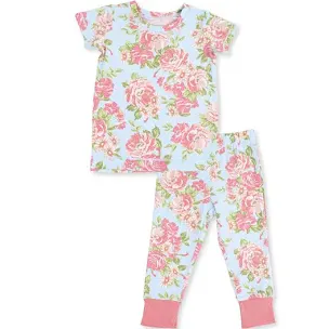 Angeline Floral - Short Sleeve Loungewear