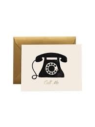 Call Me Card