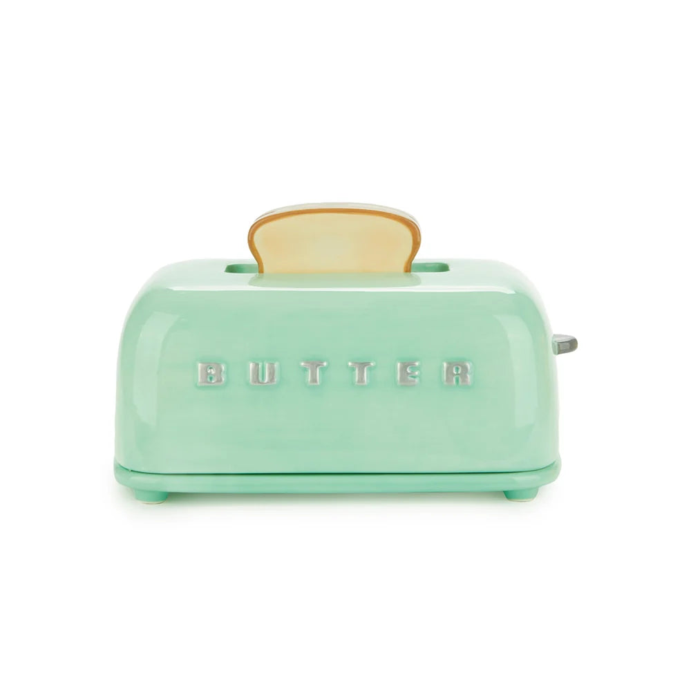 Toasty Butter Dish Turquoise