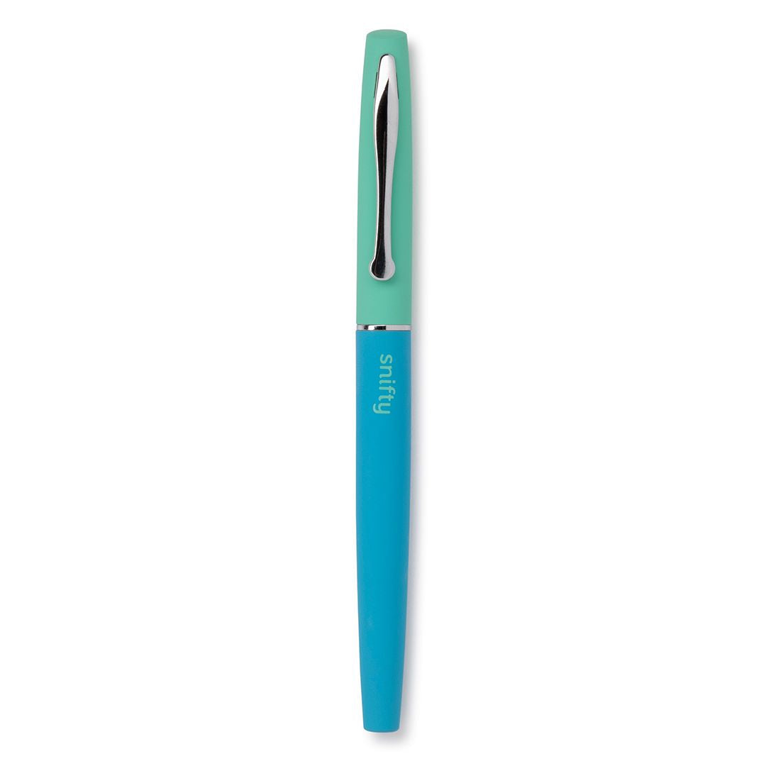 On A Roll Pen Rollerball - Aqua/Marine