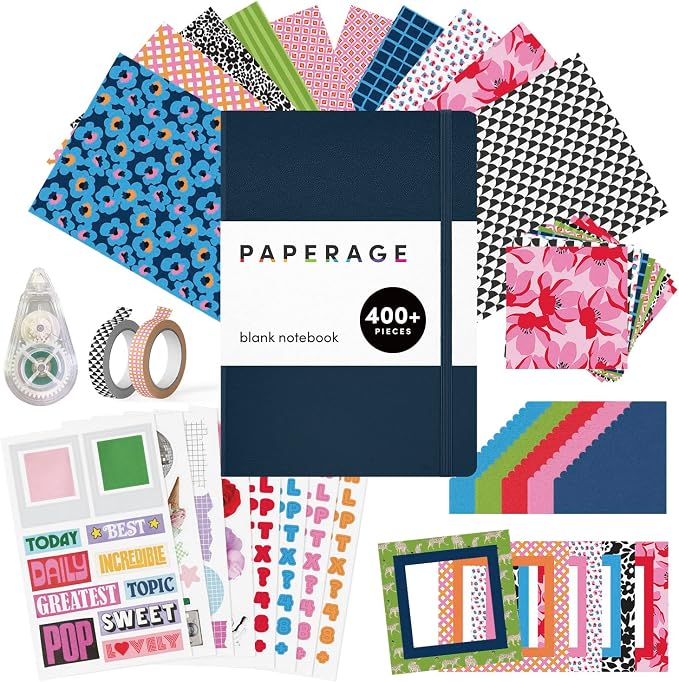 Junk Journal Accessory Set | Modern Floral