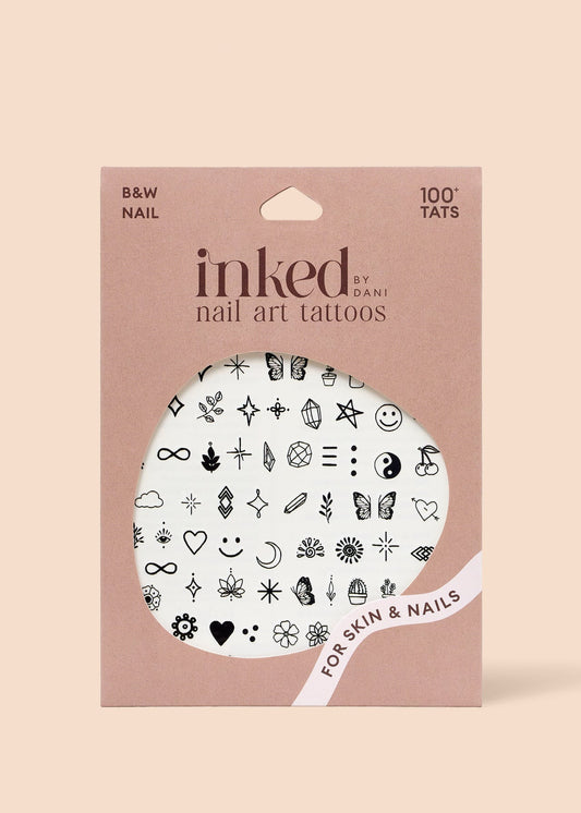Black & White Nail Art