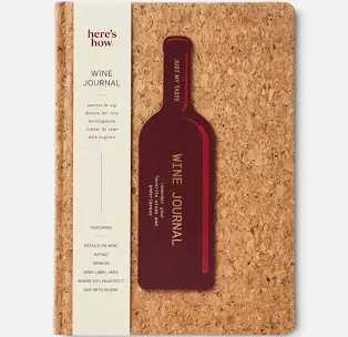 Wine Journal - Cork Wine Bottle