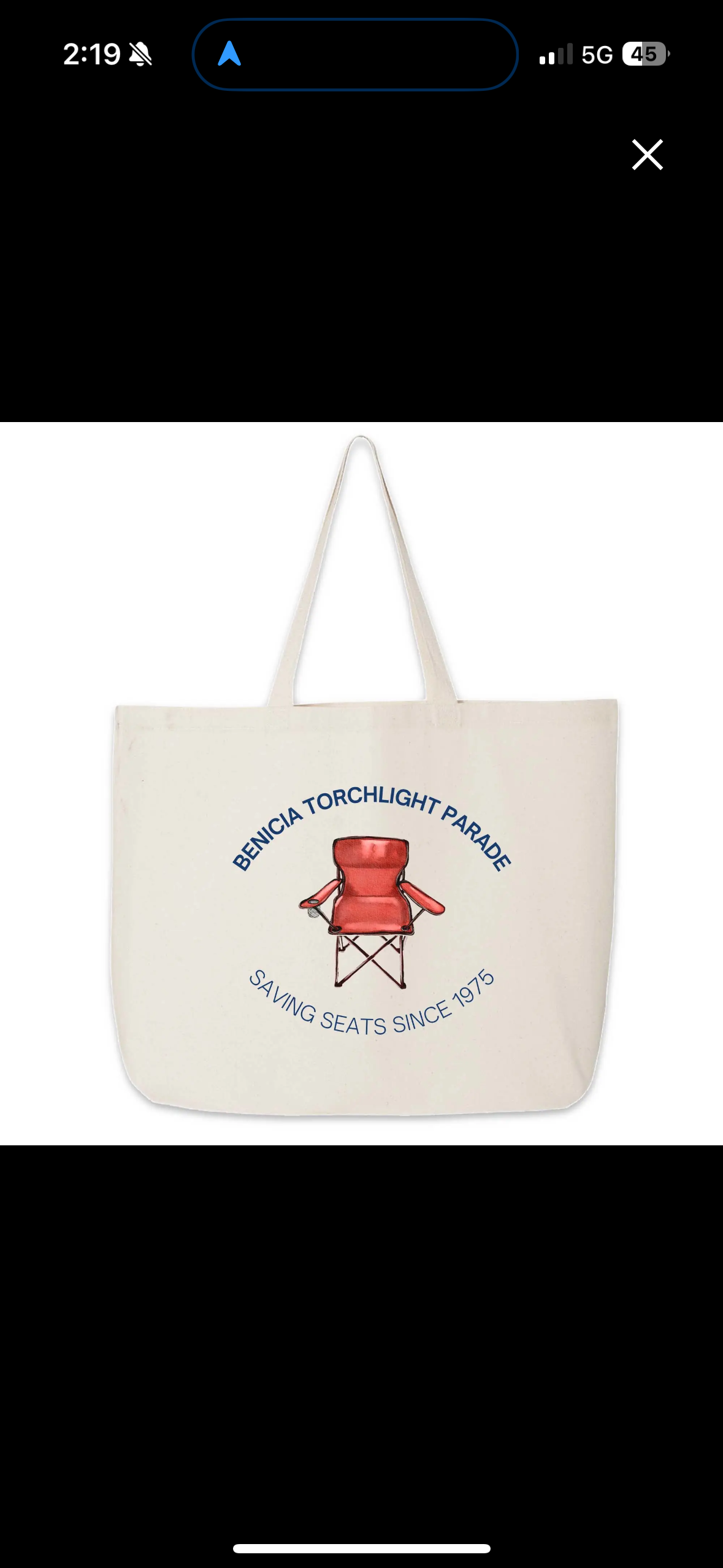 Benicia Torchlight Parade Bag 2024