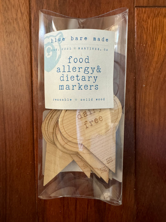 Charcuterie Food Stakes | Allergy Markers