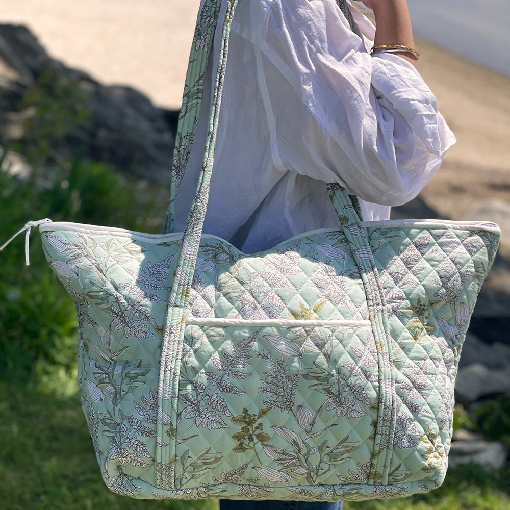 Serena Quilted Tote