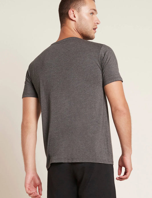 Men's Crew Neck T-Shirt | Dark Grey Marl