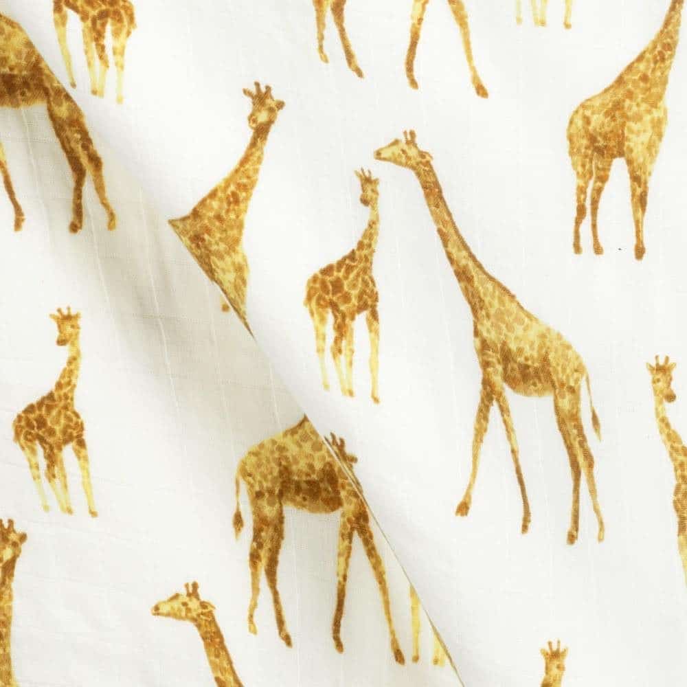 Giraffe Bamboo Muslin Burp Cloth