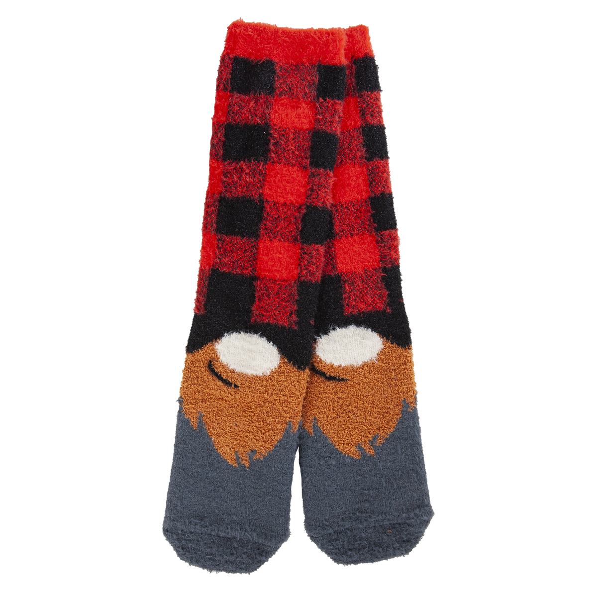 World's Softest Cozy Feather Crew socks, Gnome Lumber