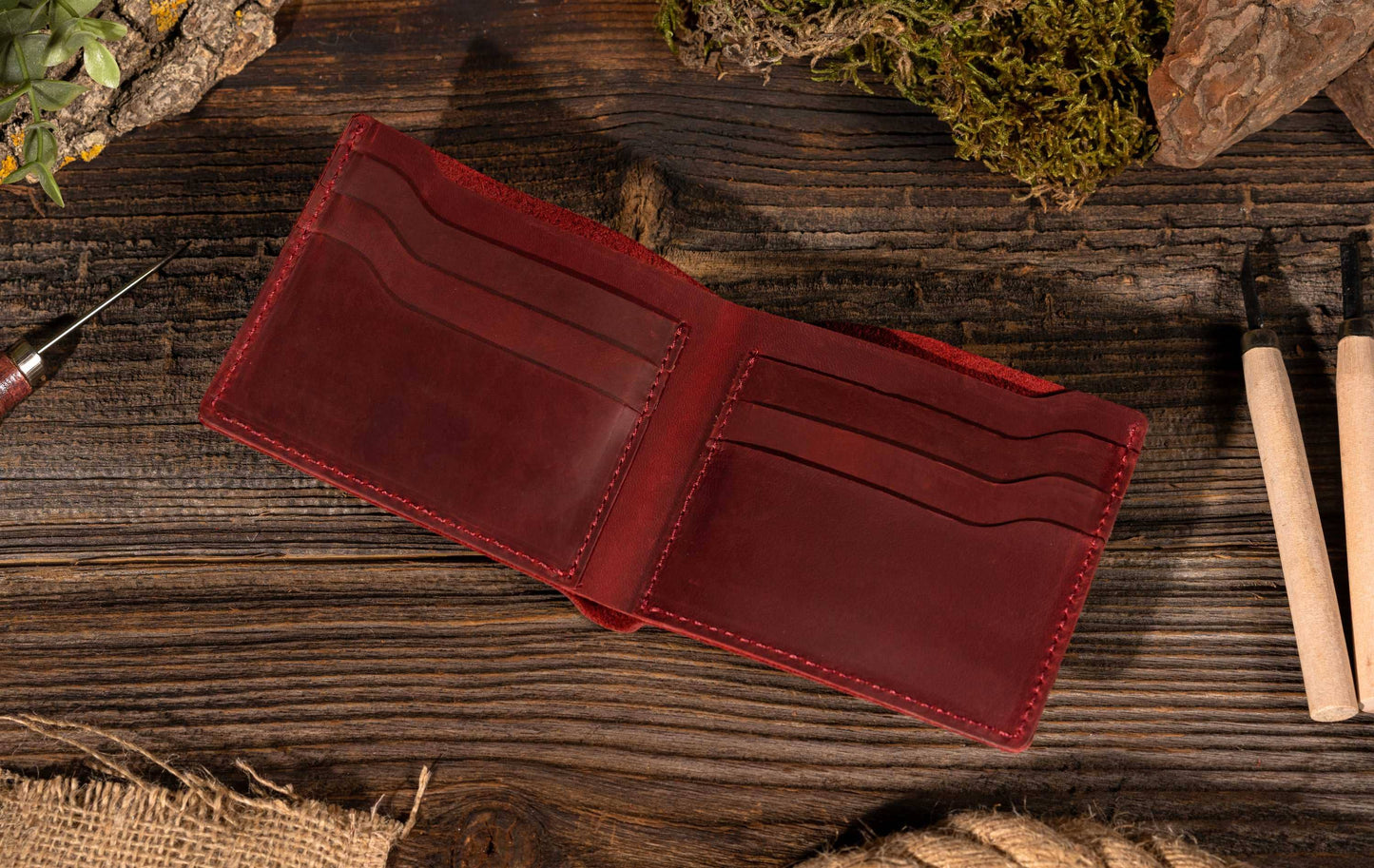 Leathe Bifold Wallet | Handmade