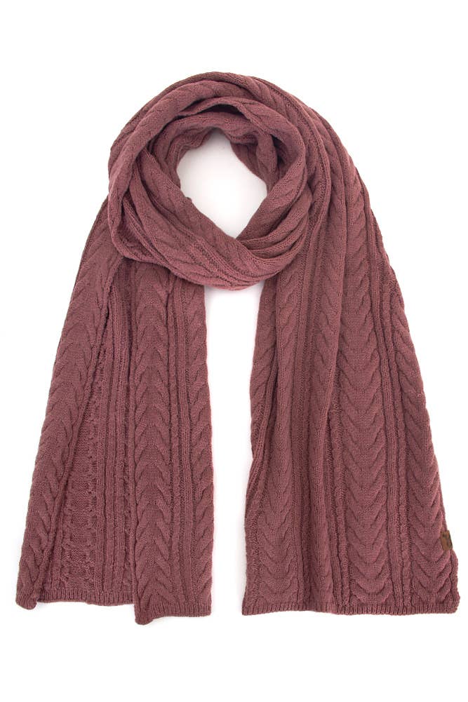 Hana - C.C Cable Winter Scarf