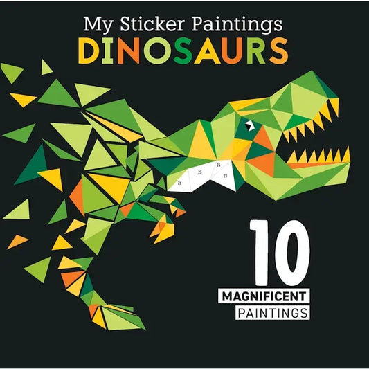 Wellspring - Activity Book - My Sticker Paintings: Dinosaurs