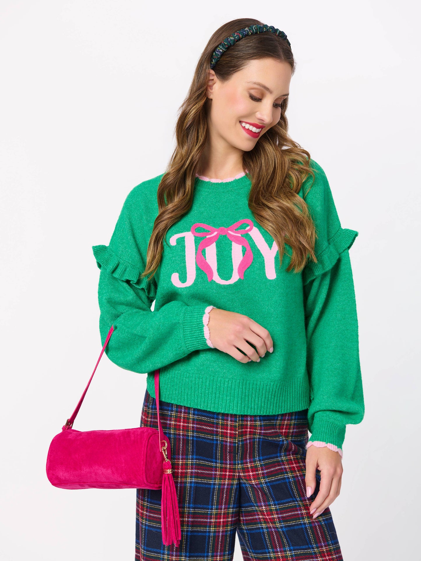 KYLIE BARREL SHOULDER BAG