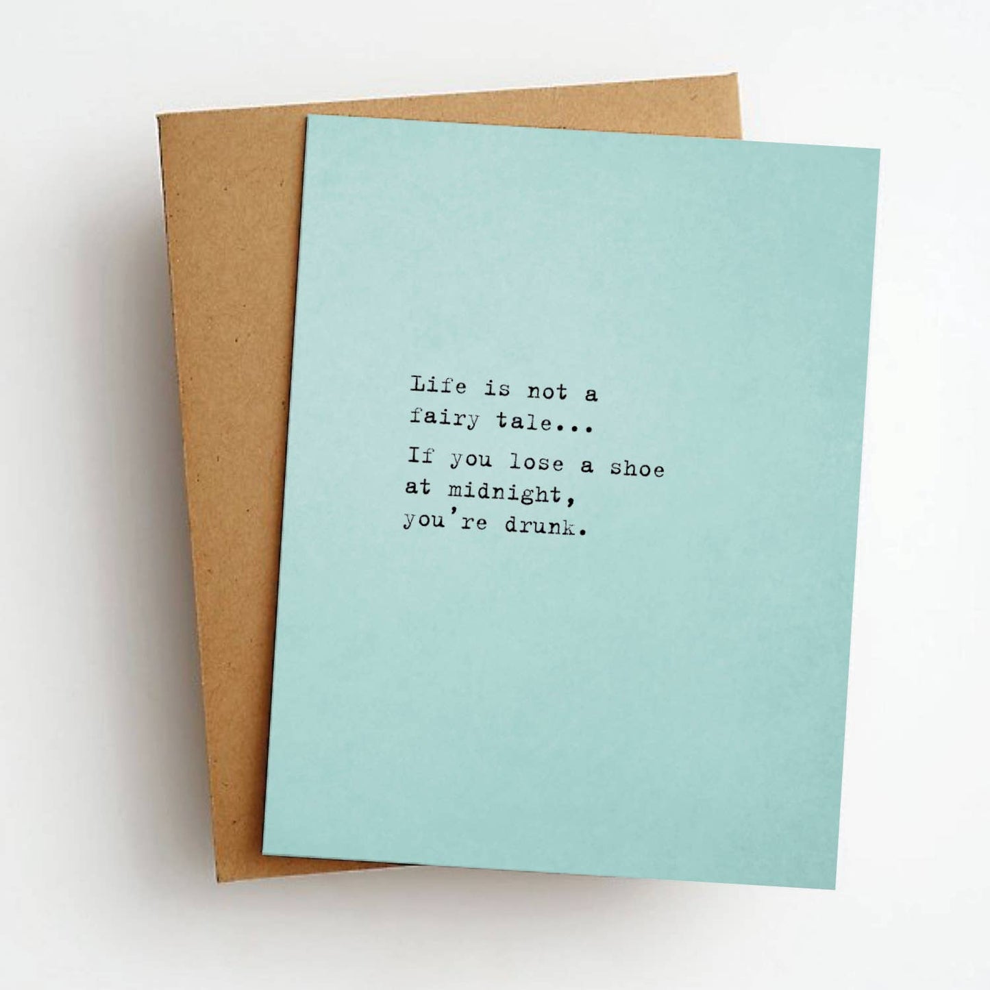 Fairy Tale Drunk Funny Everyday Greeting Card