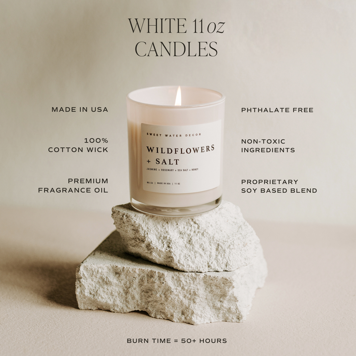 Sweet Water Decor - Weekend 11 oz Soy Candle - Home Decor & Gifts