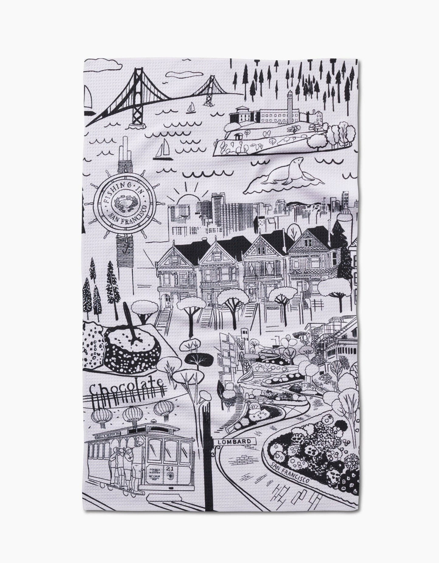 San Francisco Tea Towel