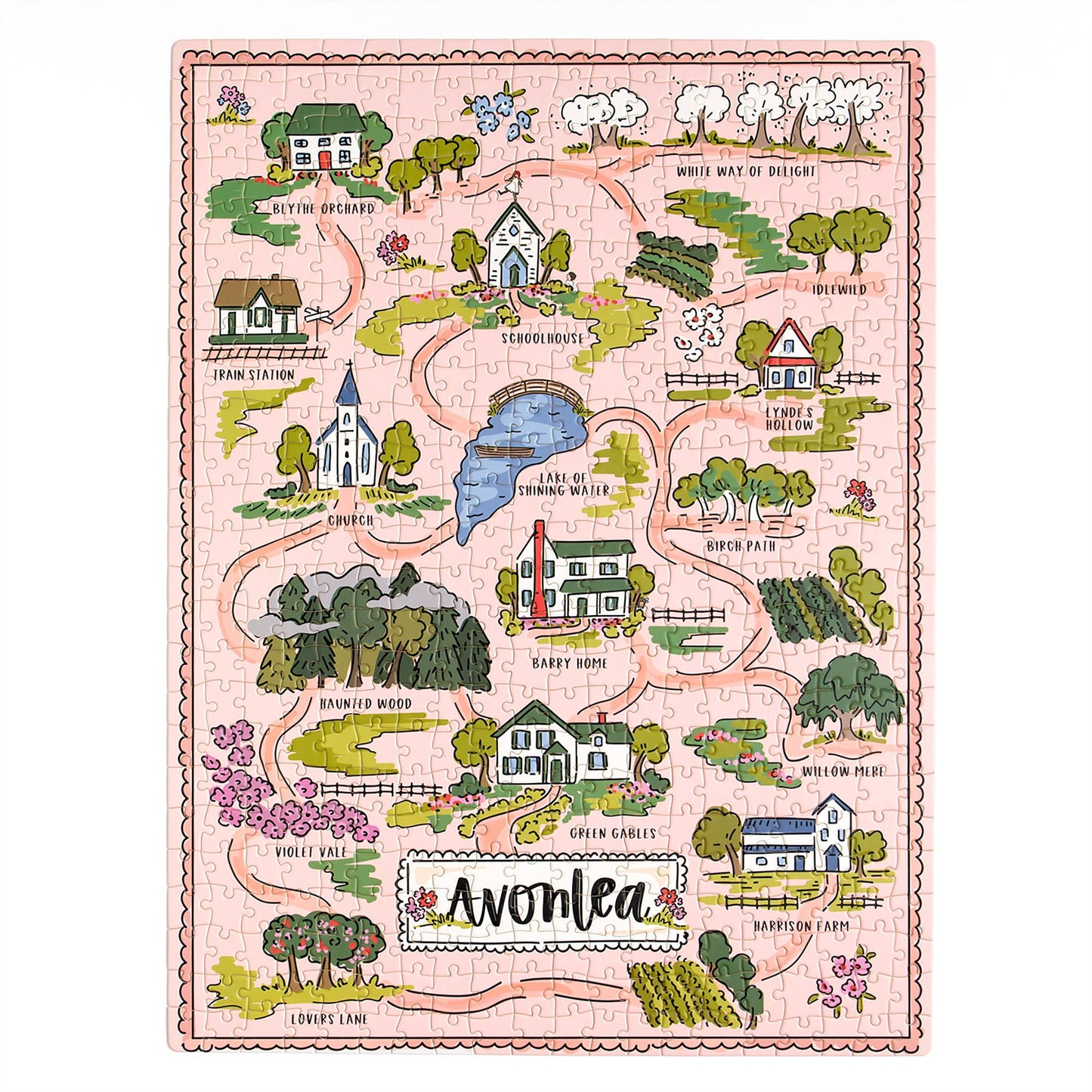 Pippi Post - Map of Avonlea - 500 Piece Jigsaw Puzzle