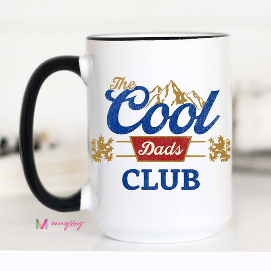 The Cool Dads Club Retro Funny Coffee Mug