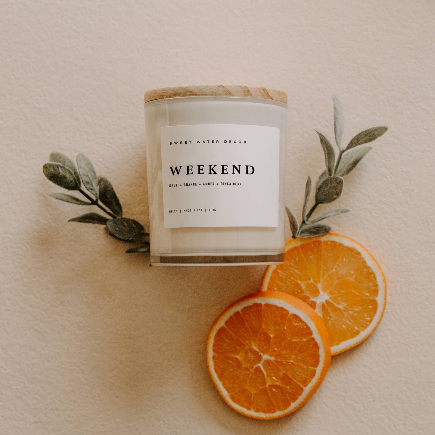 Sweet Water Decor - Weekend 11 oz Soy Candle - Home Decor & Gifts
