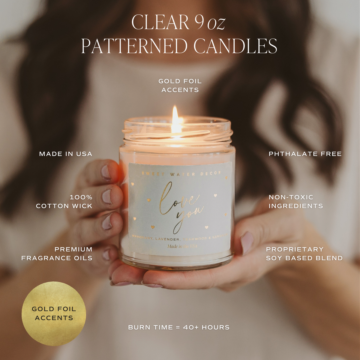 Wildflowers and Salt 9 oz Soy Candle - Spring Decor & Gifts