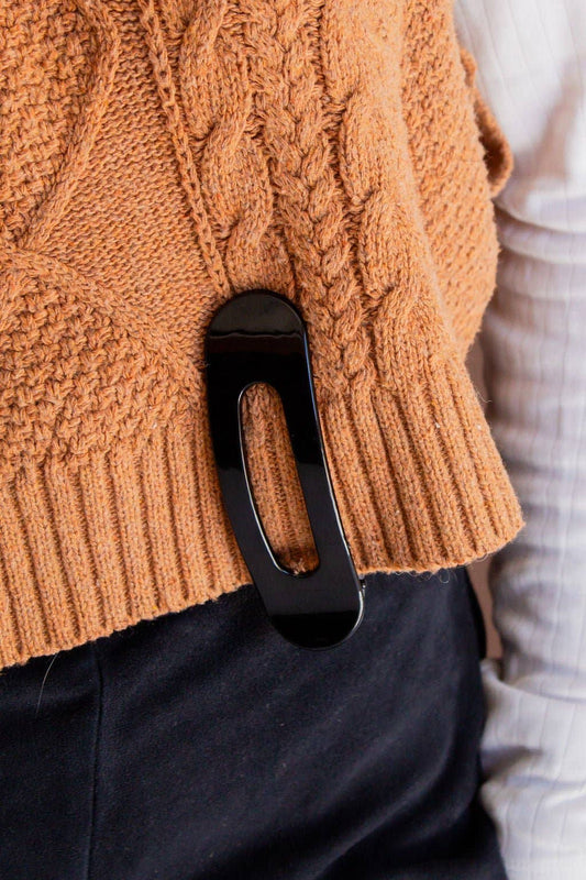 Glossy Flat Claw Clip