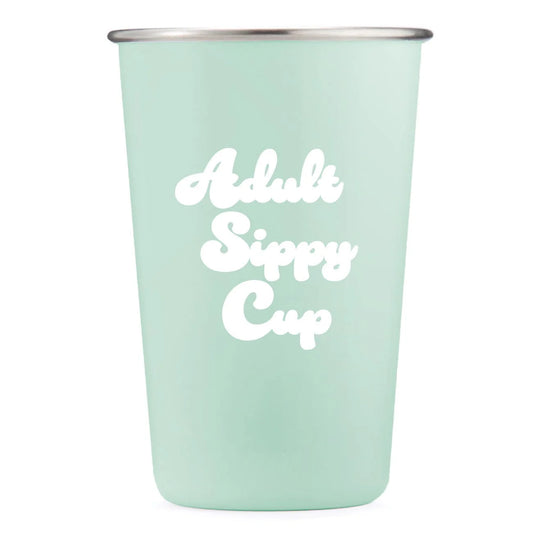 Aluminum Pint Glass: Adult Sippy Cup