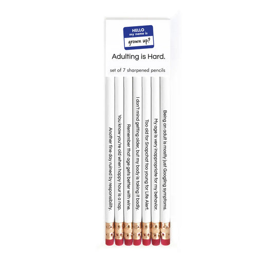 Adulting is Hard Pencils