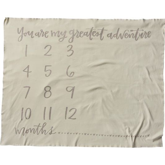 Milestone Blanket | You Are My Greatest Adventure