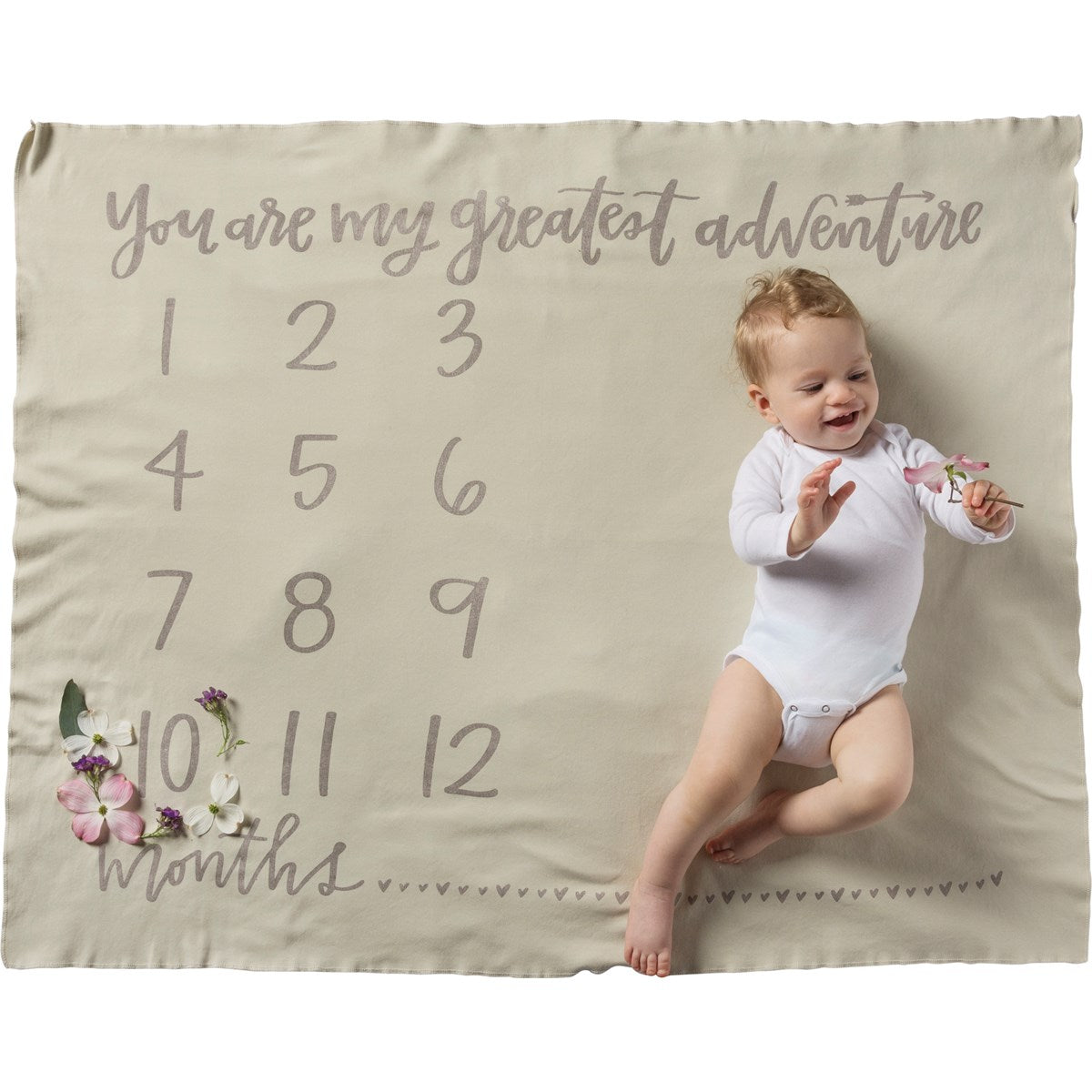 Milestone Blanket | You Are My Greatest Adventure