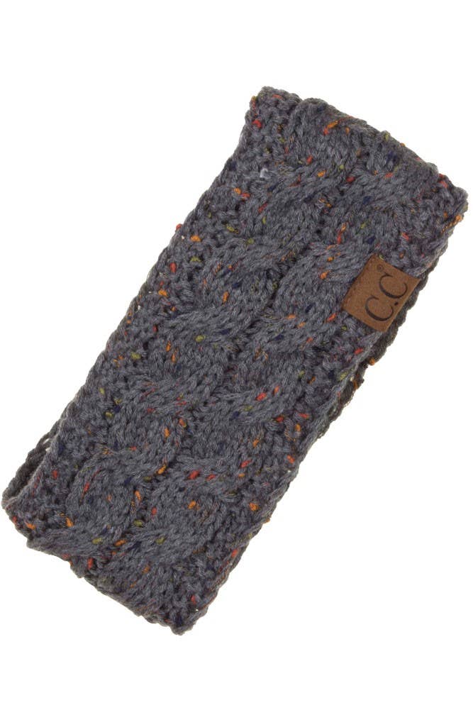 C.C Chunky Knit Confetti Sherpa Lined Headband