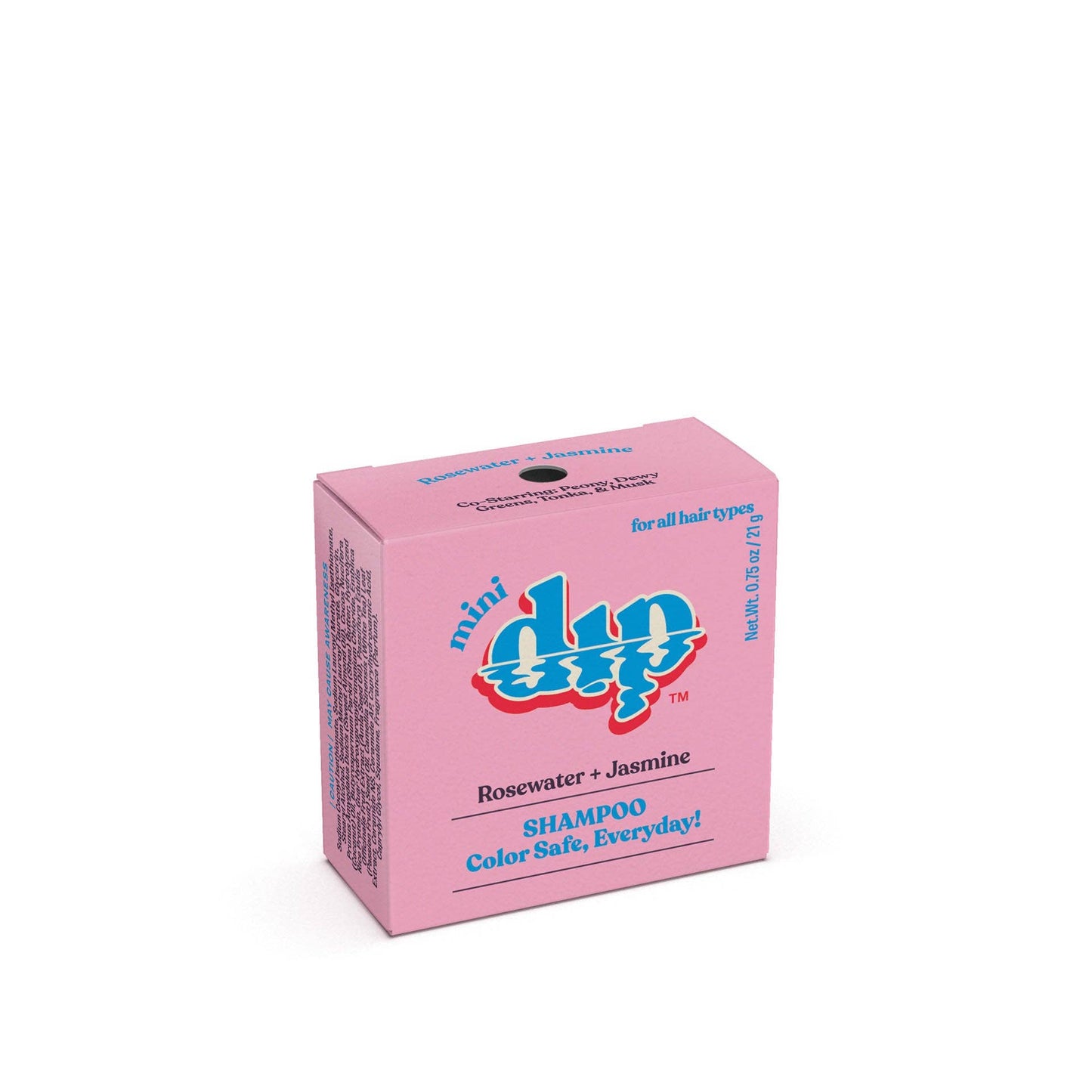 Dip - Mini Dip Color Safe Shampoo Bar for Every Day - Rosewater &: 0.75 oz