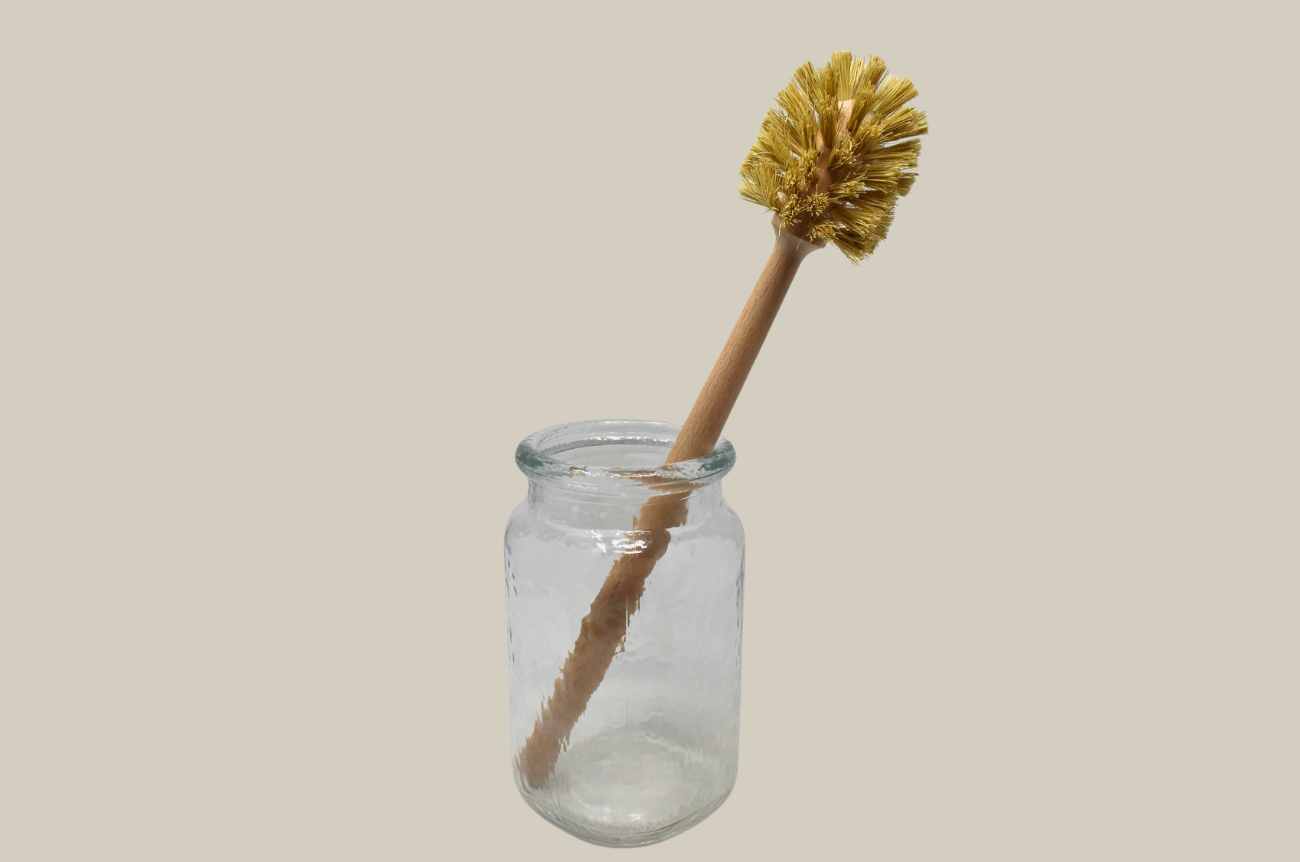 Long Handle Bottle Brush – Beechwood & Agave Fiber