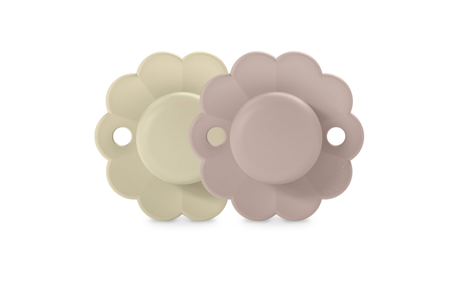 Suavinex Wonder Pacifier 2 Pack, 0-6M Grey/Mauve