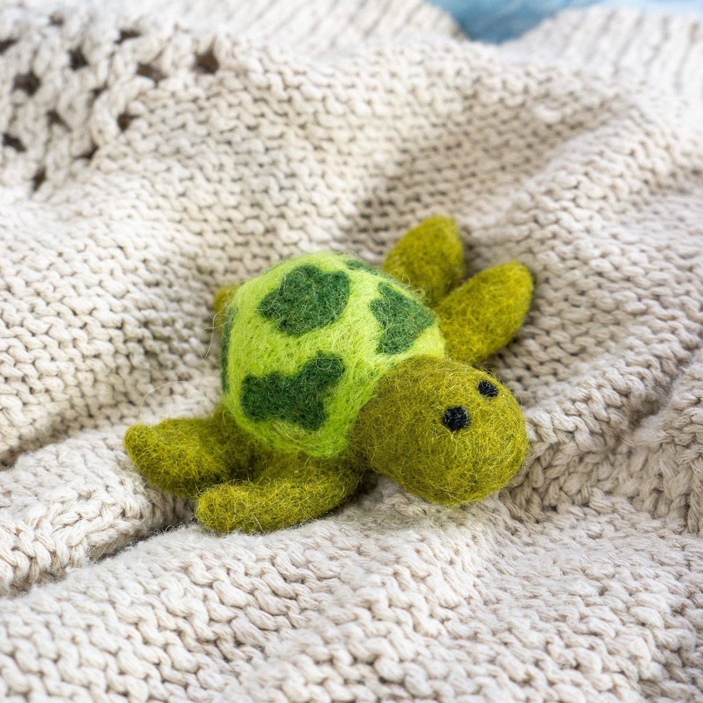 Felt Wool Sea Turtle Pet Toy / Freshener