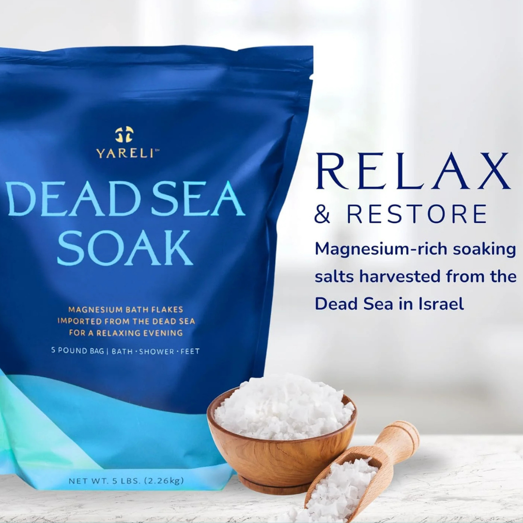 Bath Flakes | Unscented Dead Sea Magnesium Gentle Muscle Relief