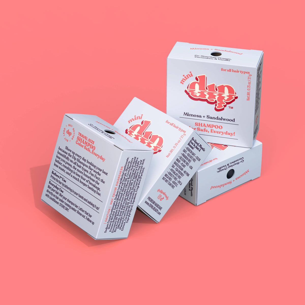 Dip - Mini Dip Color Safe Shampoo Bar for Every Day - Mimosa & San