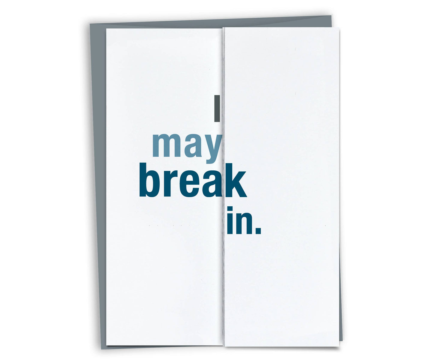 FINCH and HARE - I May Break In • New House Congrats Card