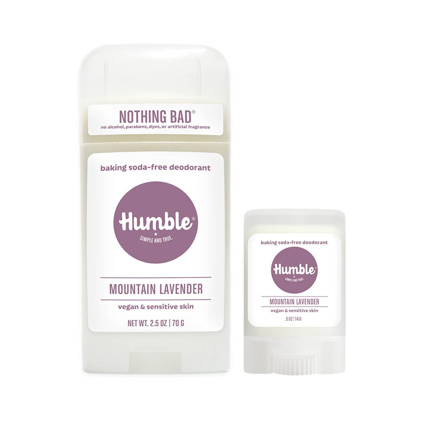 Humble Brands, Inc. - Travel Size Sensitive Skin/Vegan Mountain Lavender