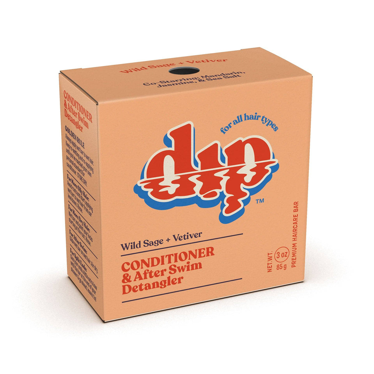 Dip - Conditioner Bar & After Swim Detangler - Wild Sage & Vetiver: 3 oz