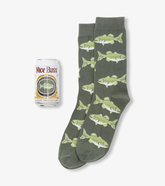 Beer Can Socks - Nice Bass
