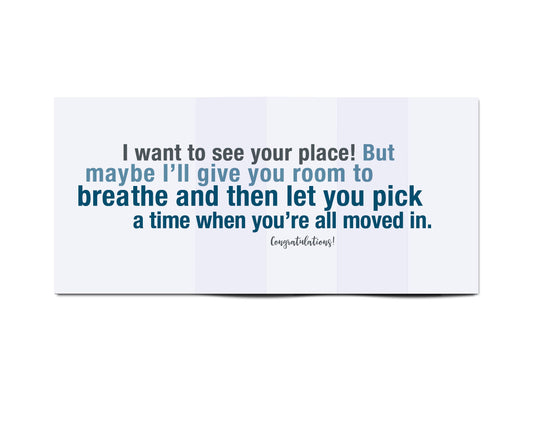 FINCH and HARE - I May Break In • New House Congrats Card