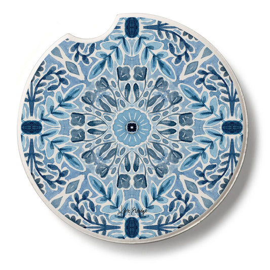 "Farmhouse Tile" Single Packaged Stone Car Coaster