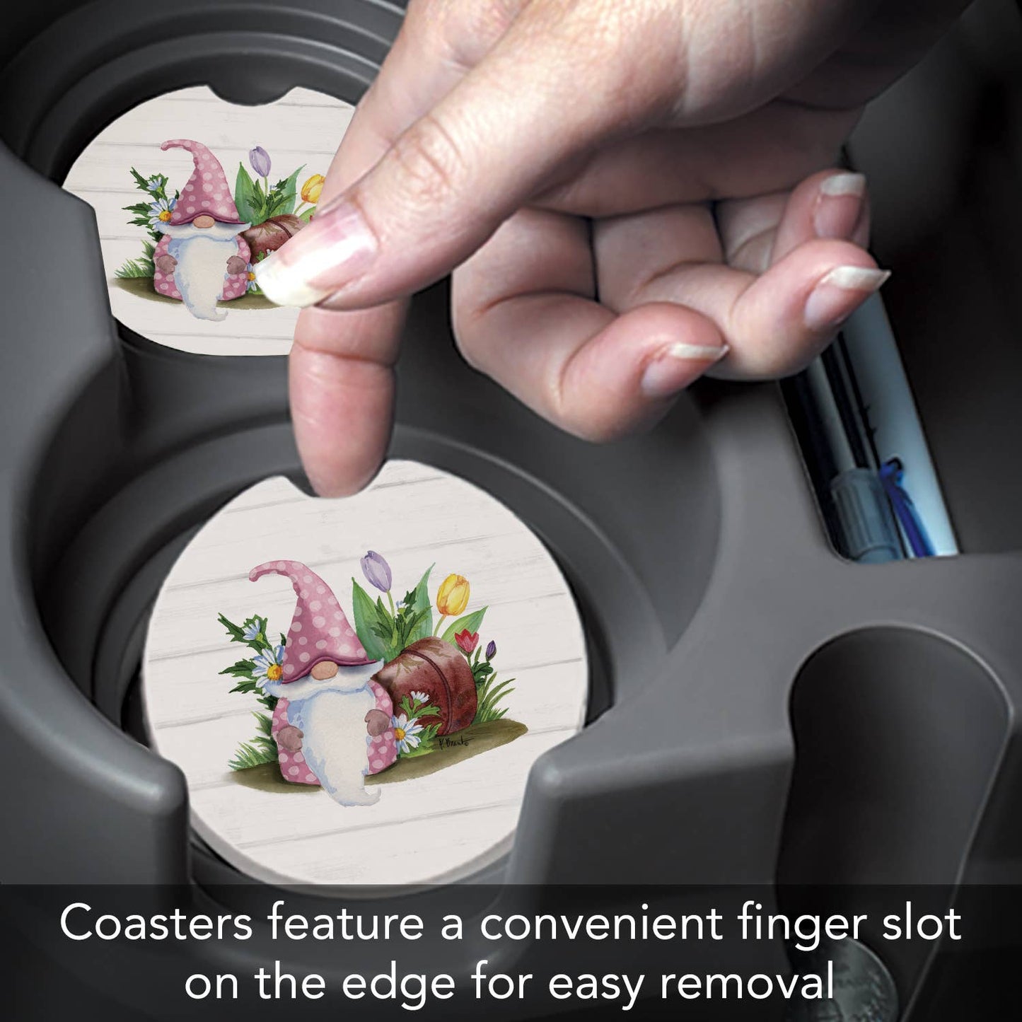 Americana Mood - Bulk Stone Car Coaster-NO PACKAGING