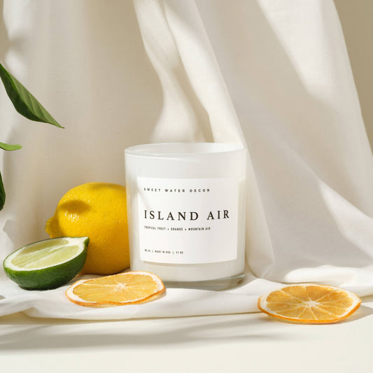 Sweet Water Decor - Island Air 11 oz Soy Candle - Home Decor & Gifts