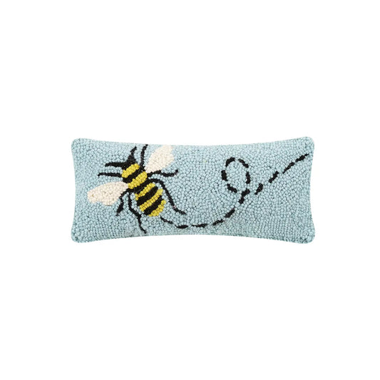 Bee Trail Throw Pillow