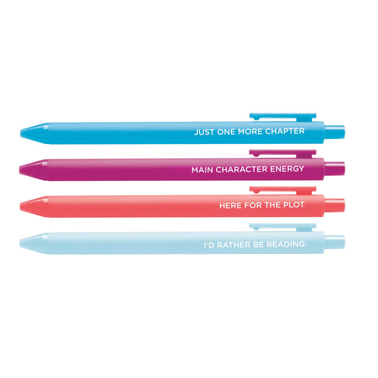 MangoIllustrated - Book Lover pen set | Pens for Readers, Writers & Bookstores