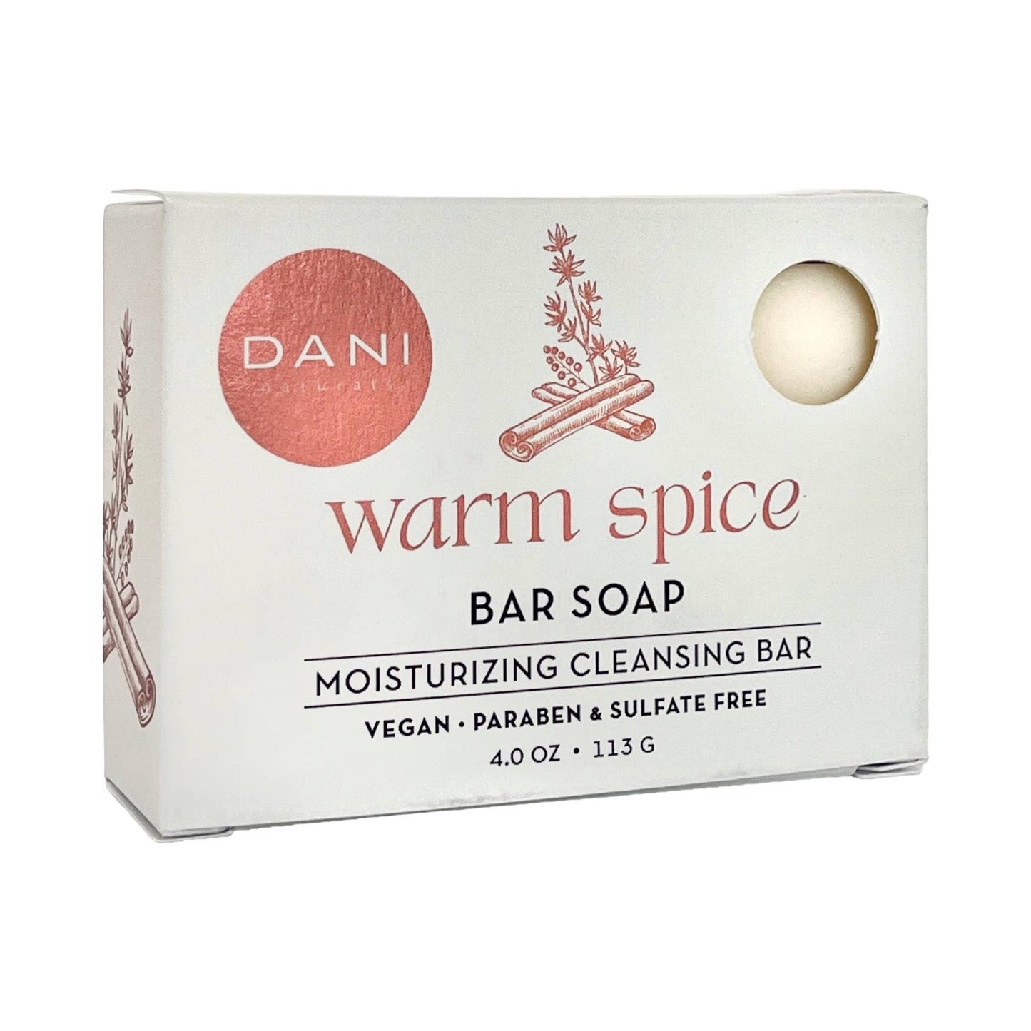 DANI Naturals - Holiday Limited Edition - 4oz Bar Soap - Warm Spice