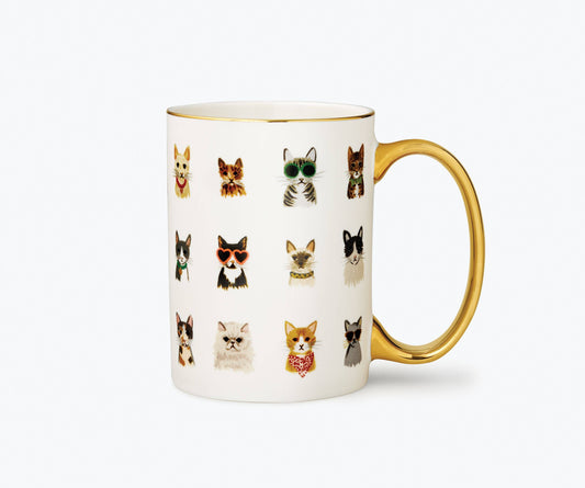 Rifle Paper Co. - Cool Cats Porcelain Mug