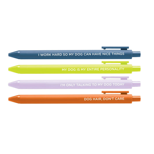 MangoIllustrated - Obsessed With My Dog pen set | Funny Pens for Dog Lovers