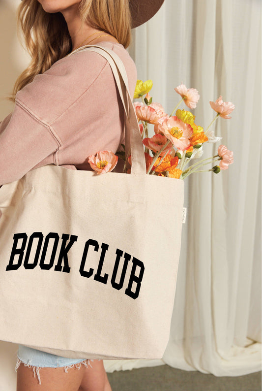 BOOK CLUB  Canvas Tote Bag